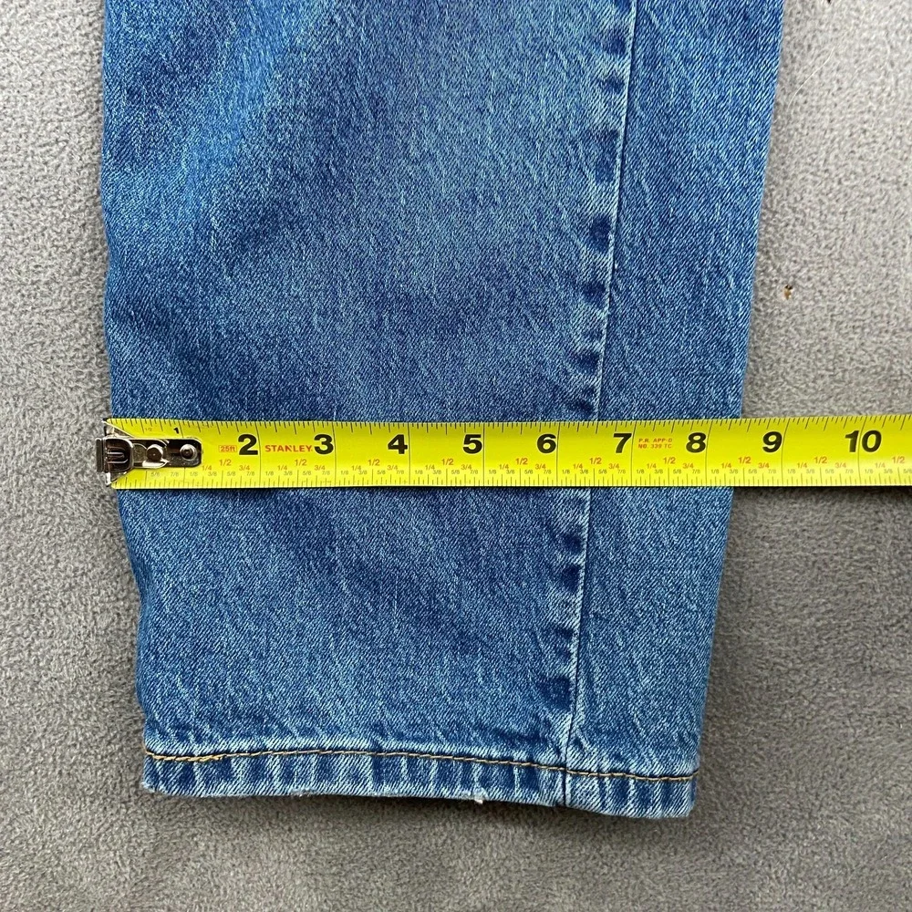Levi's 505 Jeans Mens 34x32 Blue Denim Medium Wash Red Tab Mid Rise Straight Leg